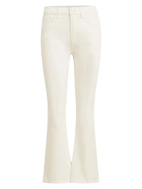 The Erin Low-Rise Crop Boot-Cut Jeans