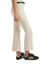 The Erin Low-Rise Crop Boot-Cut Jeans