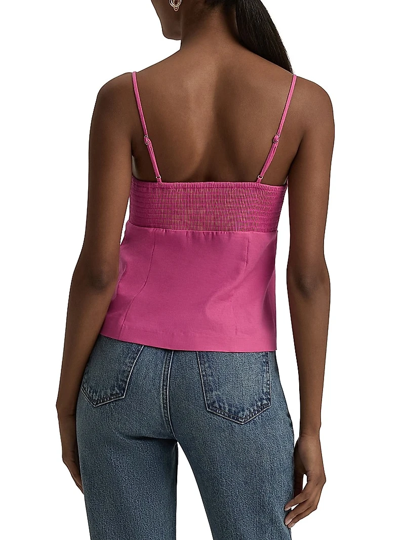 The Bea Linen-Blend Tank