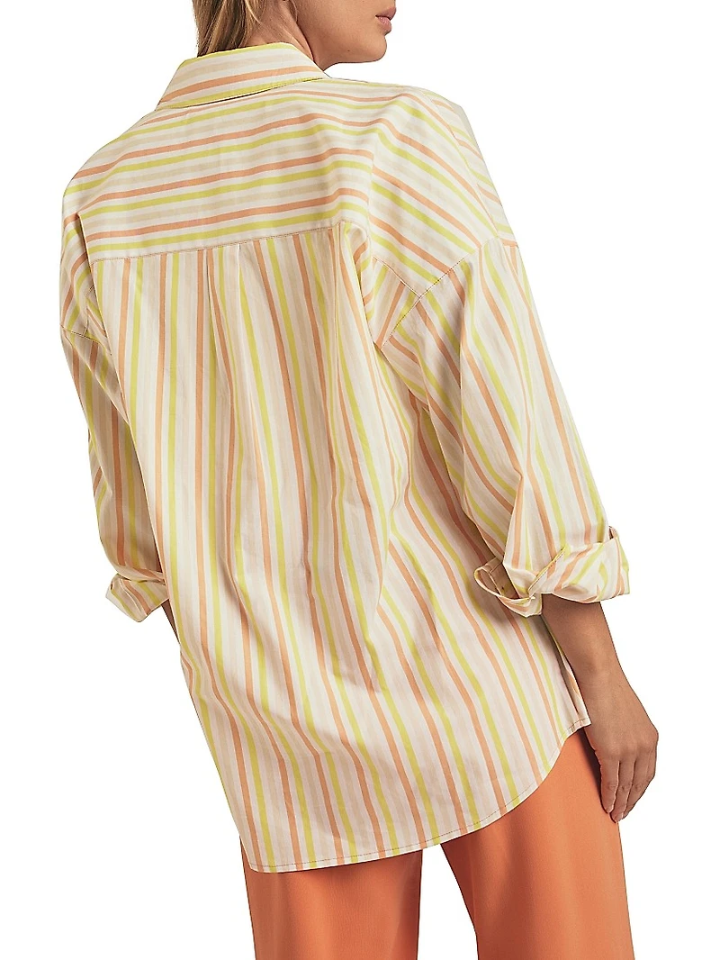 The Ex-Boyfriend Striped Cotton Shirt