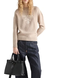 Cashmere and Wool Crew-Neck Sweater