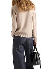 Cashmere and Wool Crew-Neck Sweater