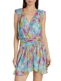 Matilda Watercolor Minidress