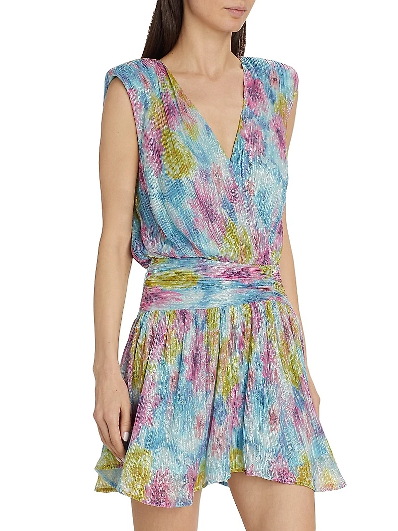 Matilda Watercolor Minidress