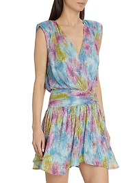 Matilda Watercolor Minidress