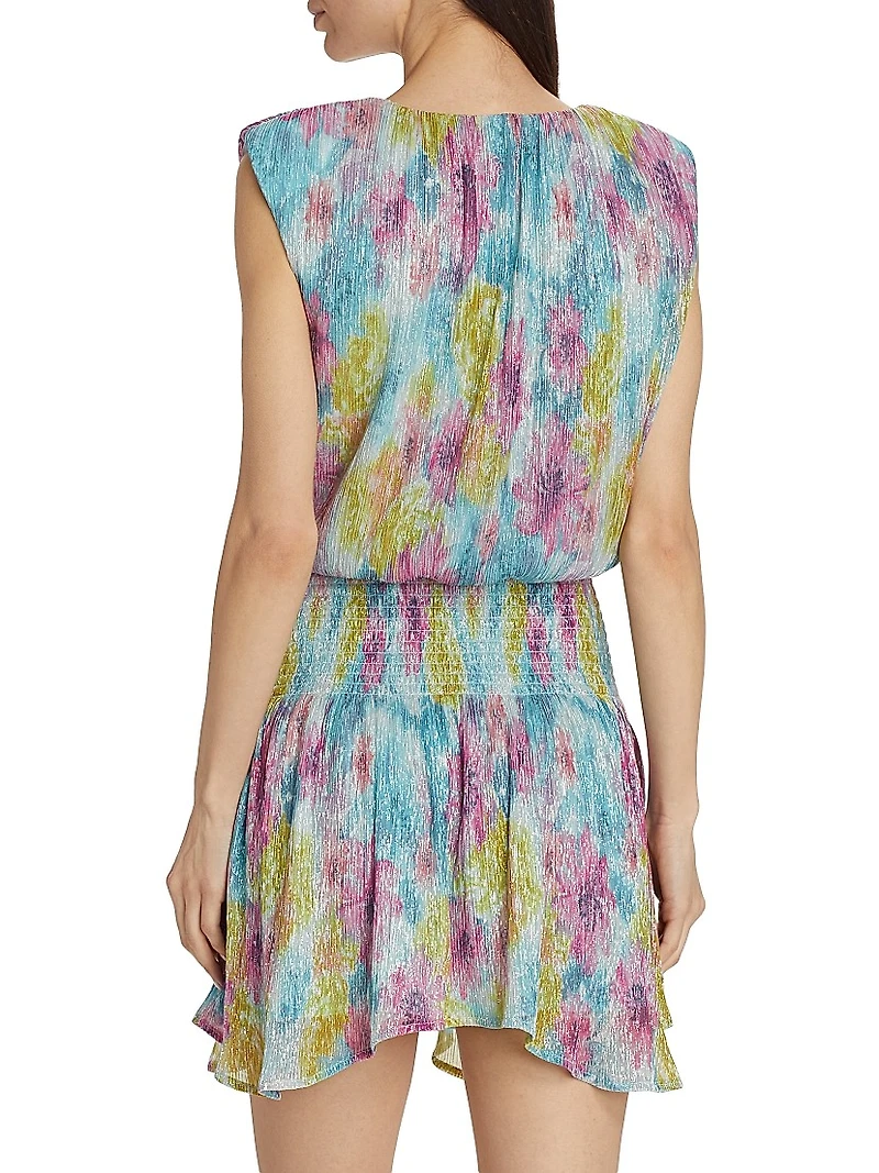 Matilda Watercolor Minidress
