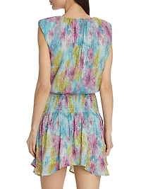 Matilda Watercolor Minidress