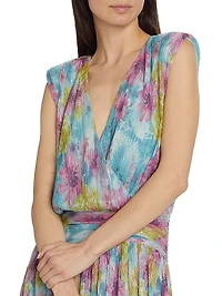 Matilda Watercolor Minidress