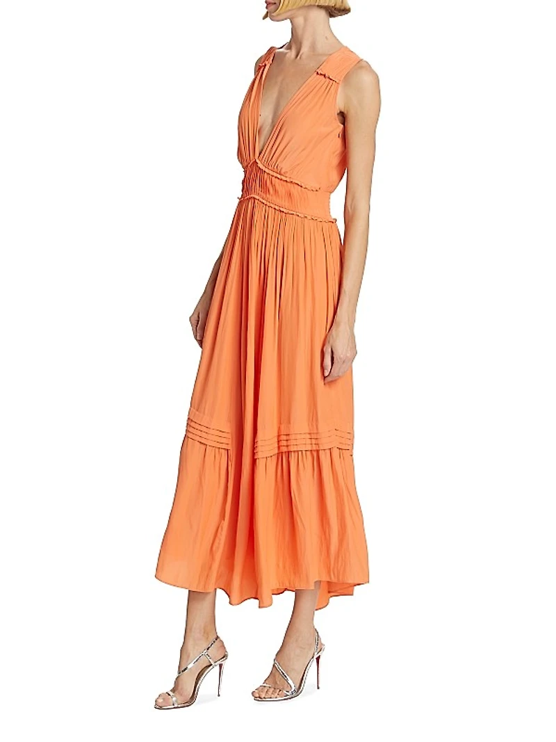 Dierdre Sleeveless Midi-Dress