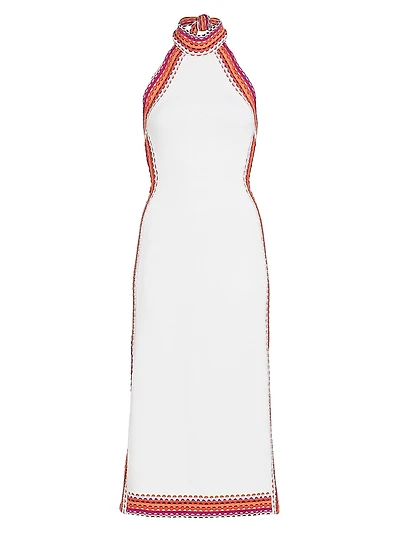 Zoey Knit Halter Midi-Dress