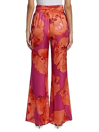 Robin Floral Wide-Leg Pants