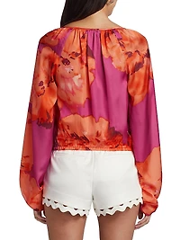 Aria Floral Blouson Top