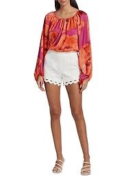 Aria Floral Blouson Top