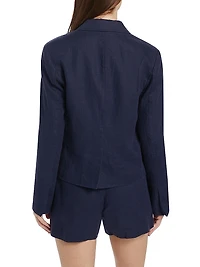 Boy Boxy Linen & Cotton Blazer