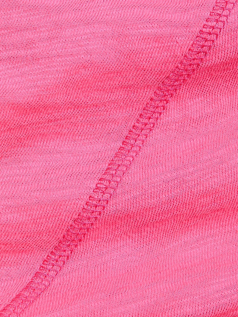 Slub Cotton Jersey Minidress