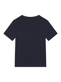 Little Boy's & Varsity Logo Crewneck T-Shirt