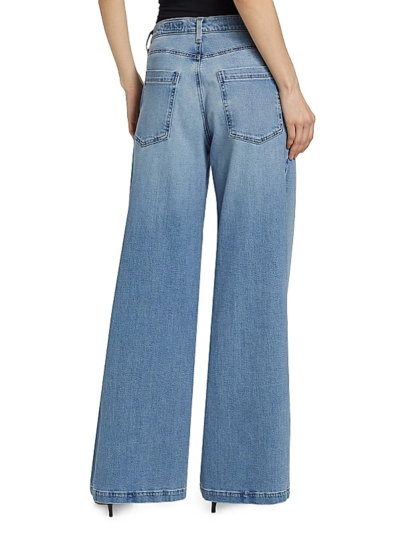 Stella Mid-Rise Wide-Leg Jeans
