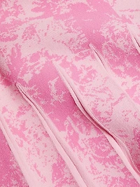 Knitted Jacquard Knee-Length Dress