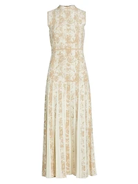 Knitted Jacquard Midi-Dress