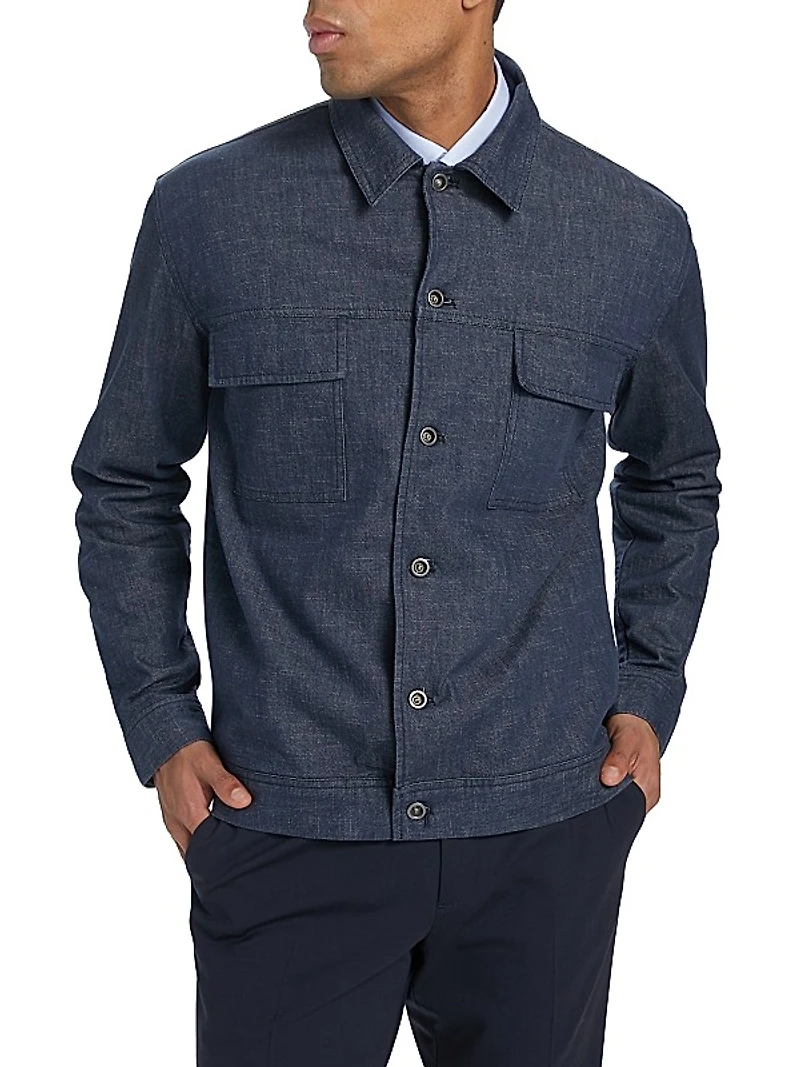 Little Valley Chambray Trucker Jacket