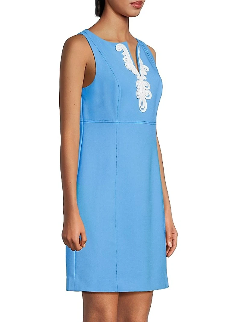 Trini Embroidered Sleeveless Minidress