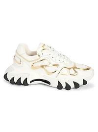 B-East Leather & Mesh Sneakers