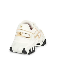 B-East Leather & Mesh Sneakers