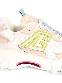 B-East Leather & Mesh Sneakers