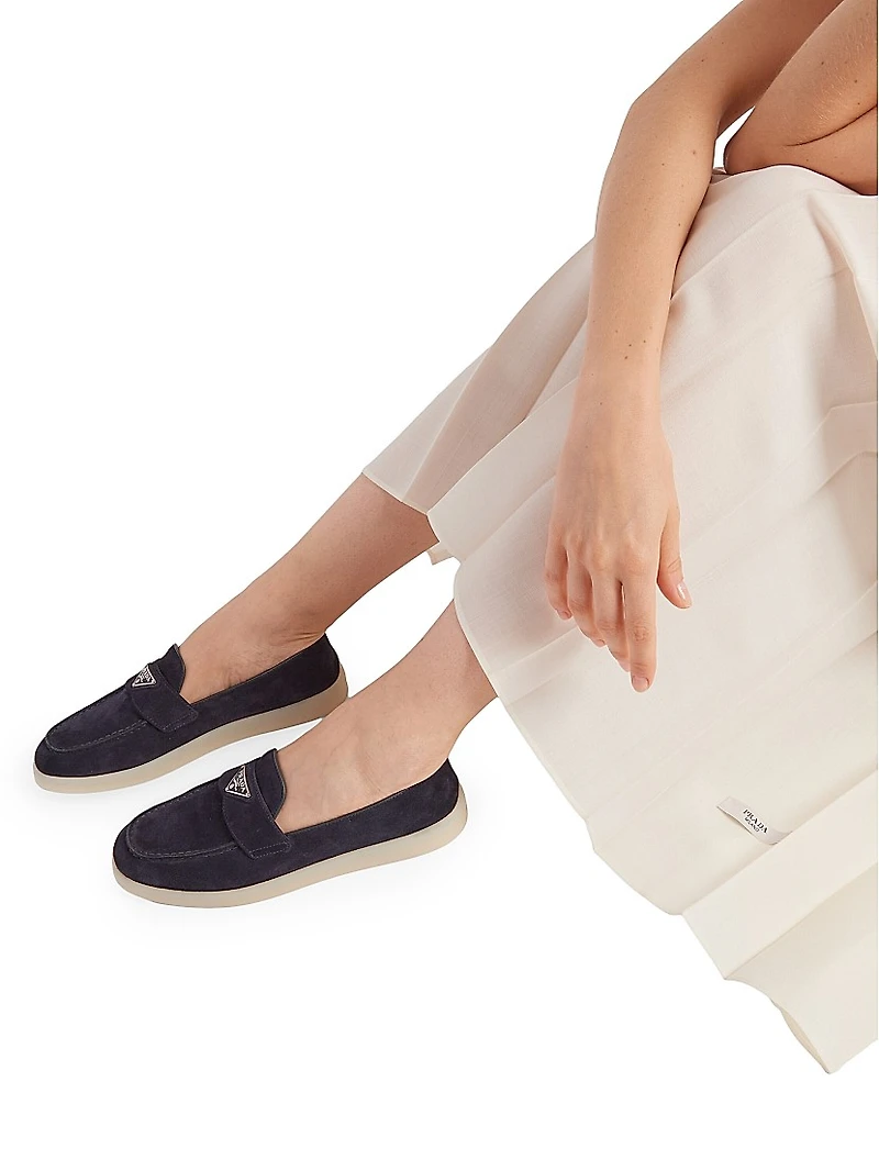 Suede Leather Loafers