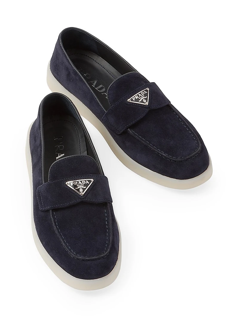 Suede Leather Loafers