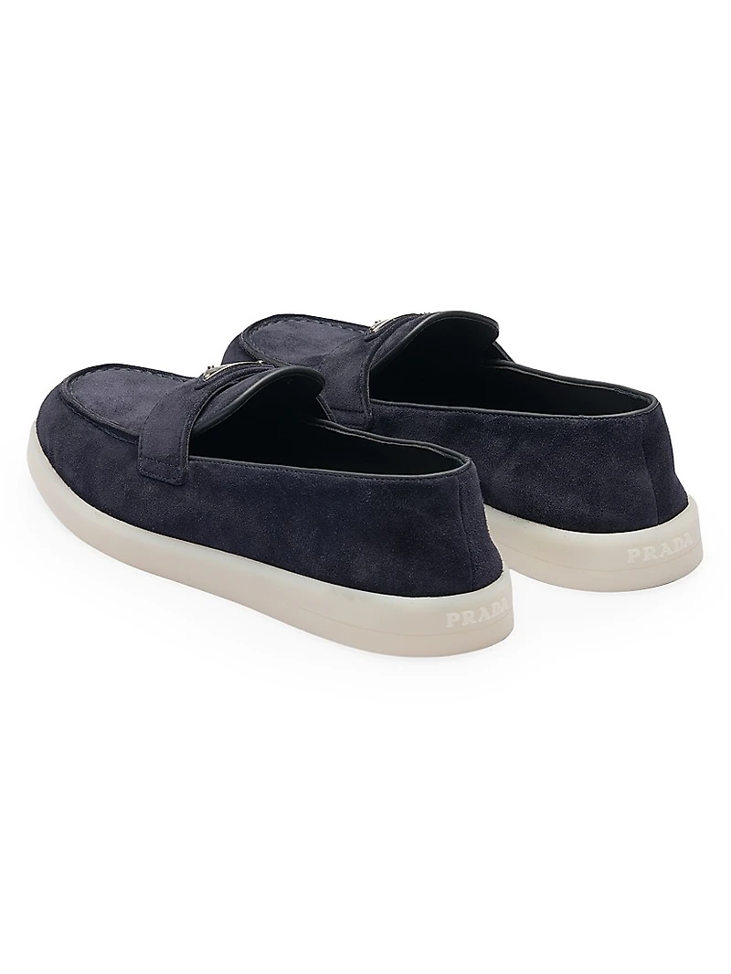 Suede Leather Loafers