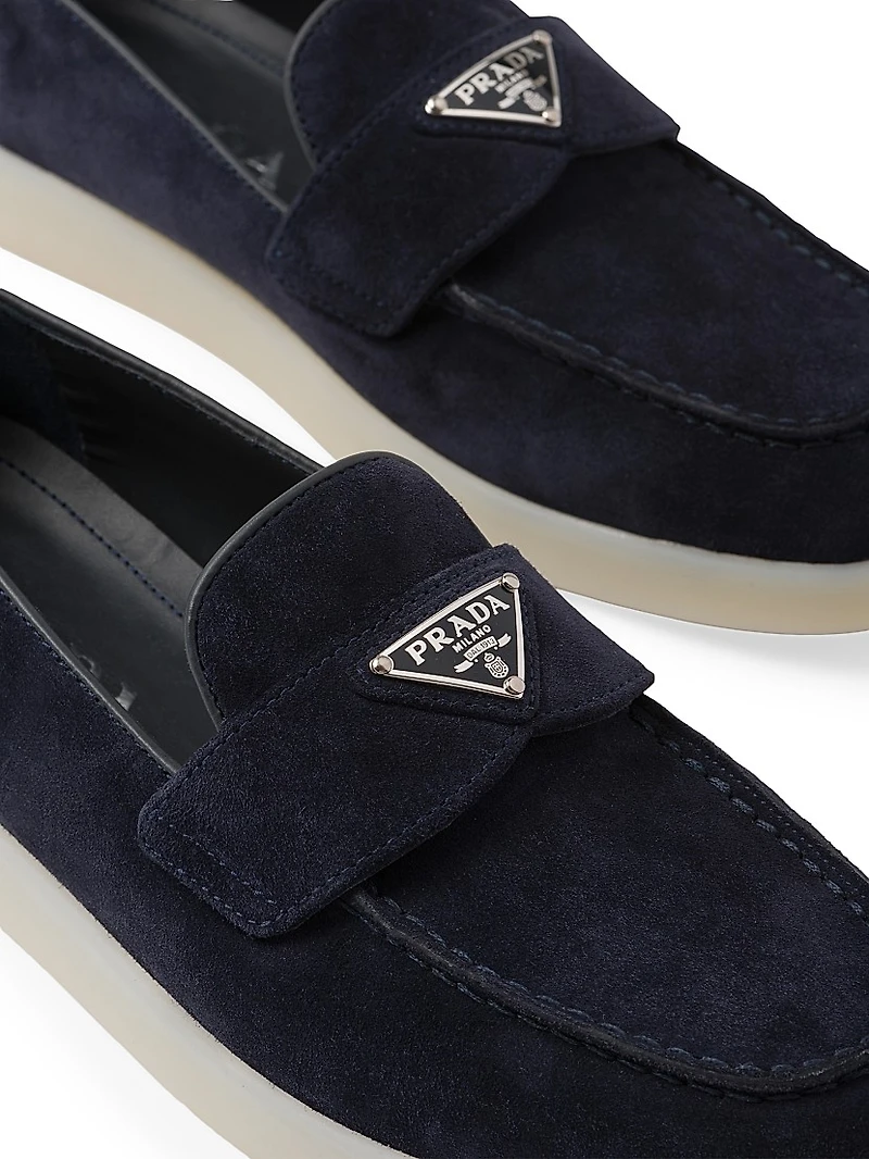 Suede Leather Loafers