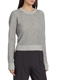 Bicolor Wool-Blend Sweater