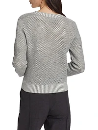 Bicolor Wool-Blend Sweater