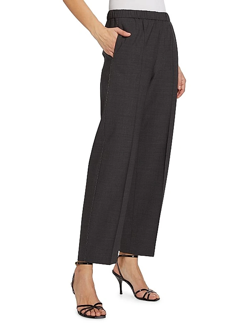 Stretch Wool Trousers