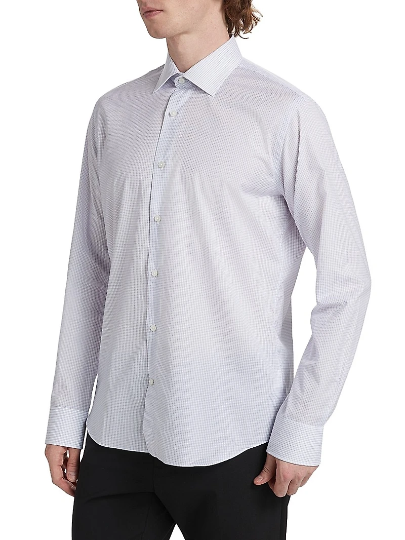 COLLECTION Mini Grid Dress Shirt