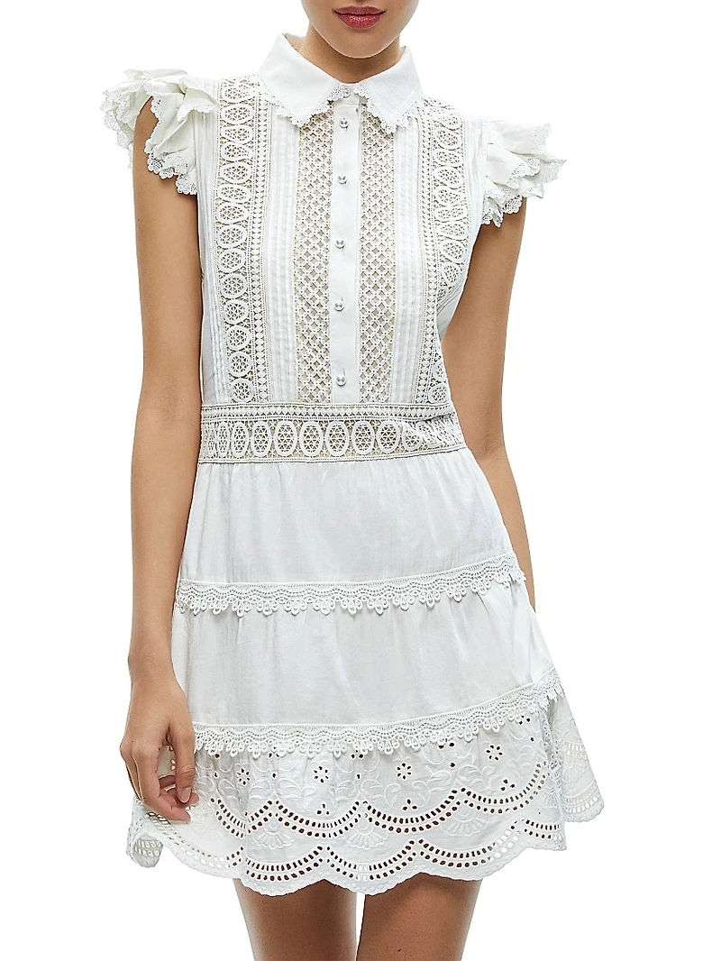 Meeko Cotton Mini Shirtdress