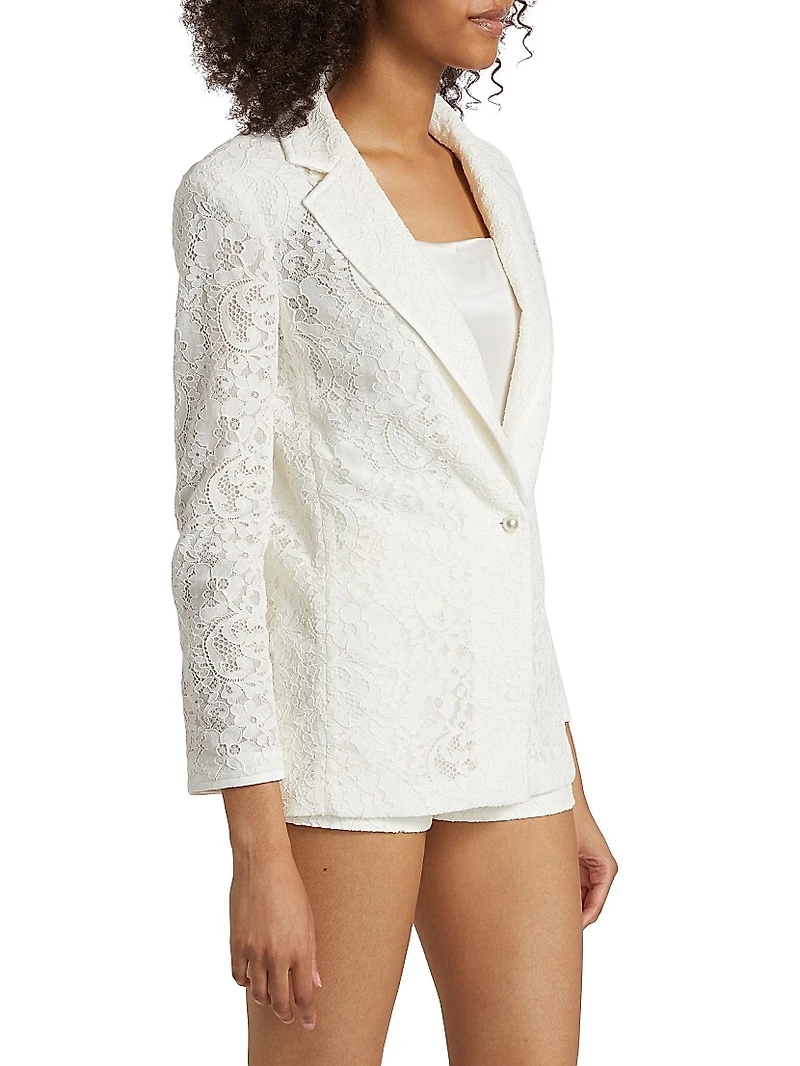 Judith Sheer Lace Blazer