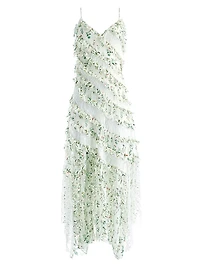 Sondra Floral Chiffon Maxi Dress