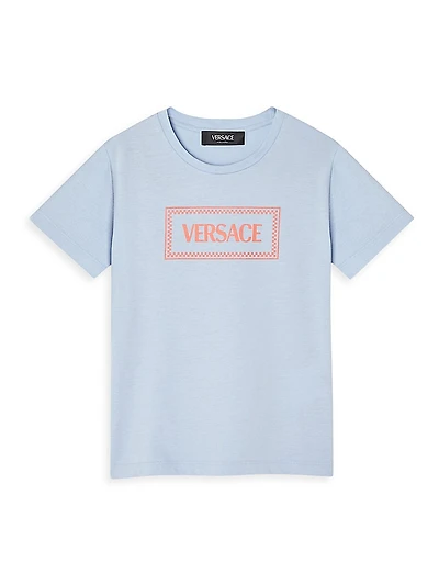 Little Boy's & Brick Logo Print T-Shirt