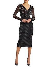 Polka-Dot Tulle Top