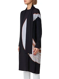 Silk Crêpe Tunic Blouse