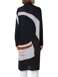 Silk Crêpe Tunic Blouse