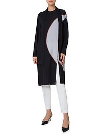 Silk Crêpe Tunic Blouse