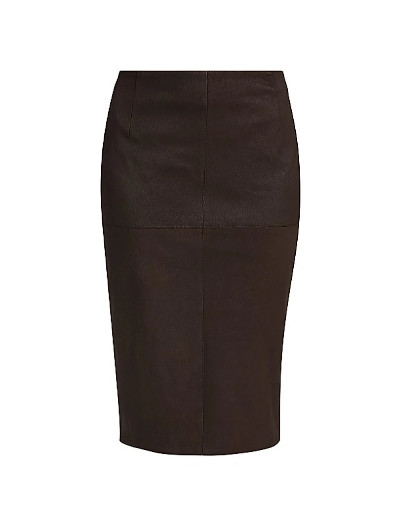Leather Pencil Skirt