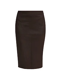 Leather Pencil Skirt