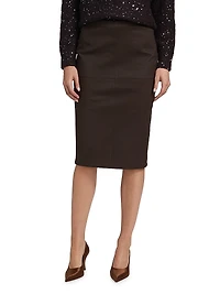 Leather Pencil Skirt
