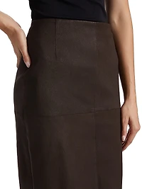 Leather Pencil Skirt