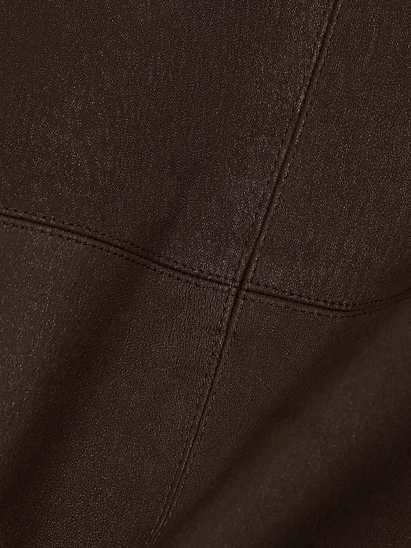 Leather Pencil Skirt