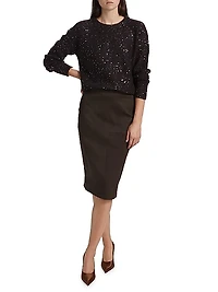 Leather Pencil Skirt